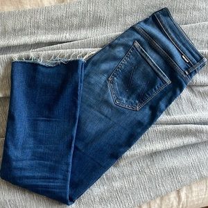 MOTHER Denim ‘The Insider Crop Step Fray’